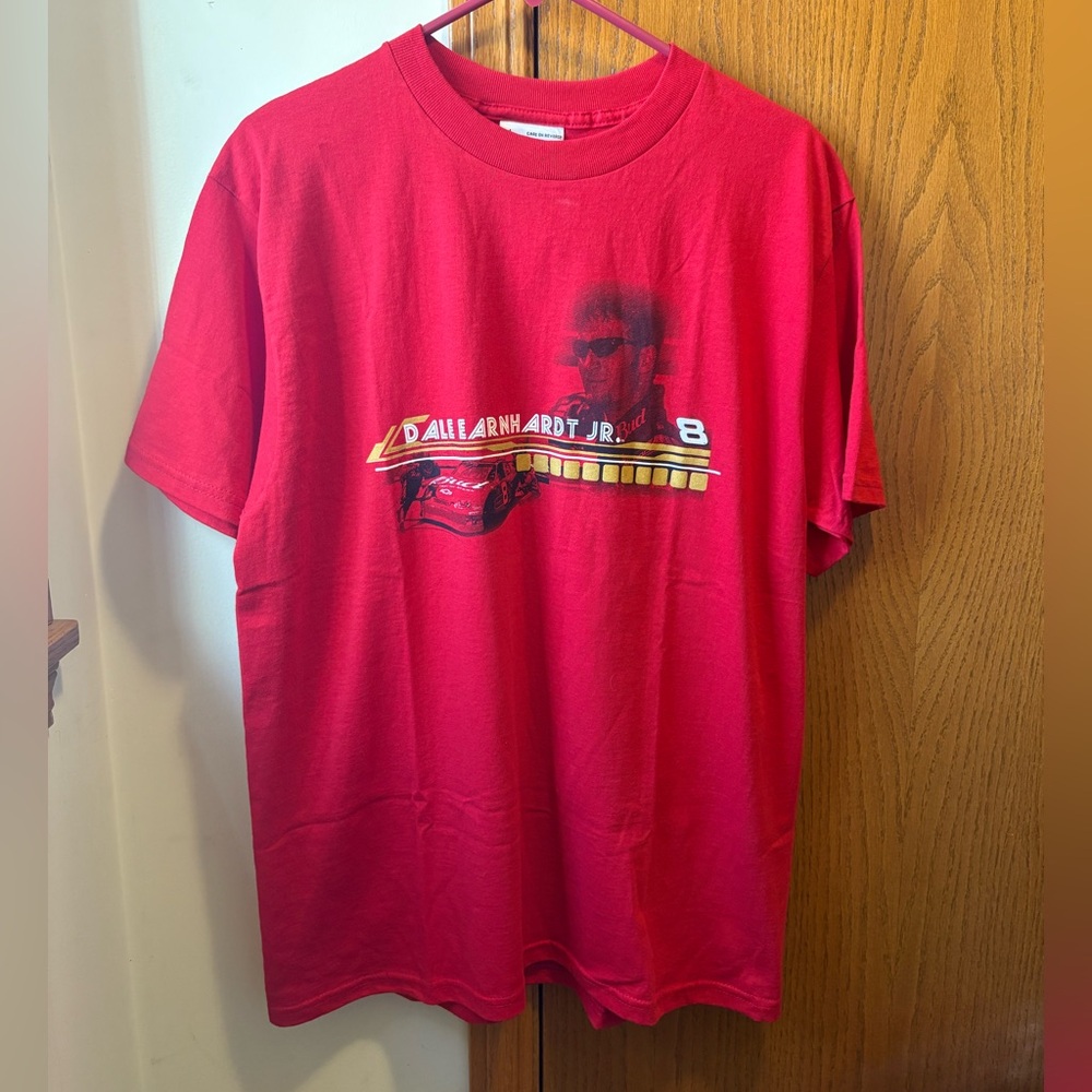 Vintage Dale Earnhardt JR Budweiser Nascar Tee Winners Circle Large NOS